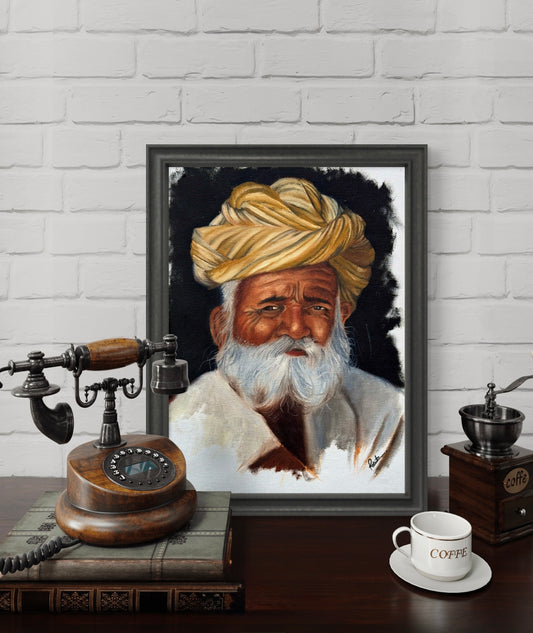 Old Rajasthani Man