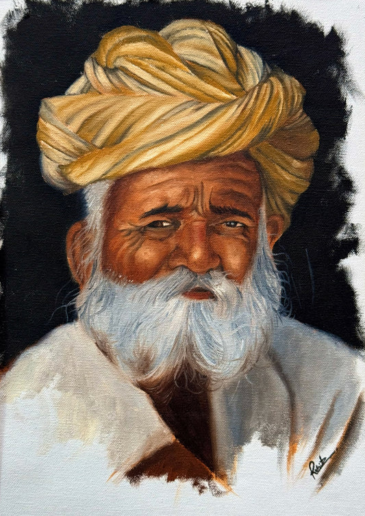 Old Rajasthani Man