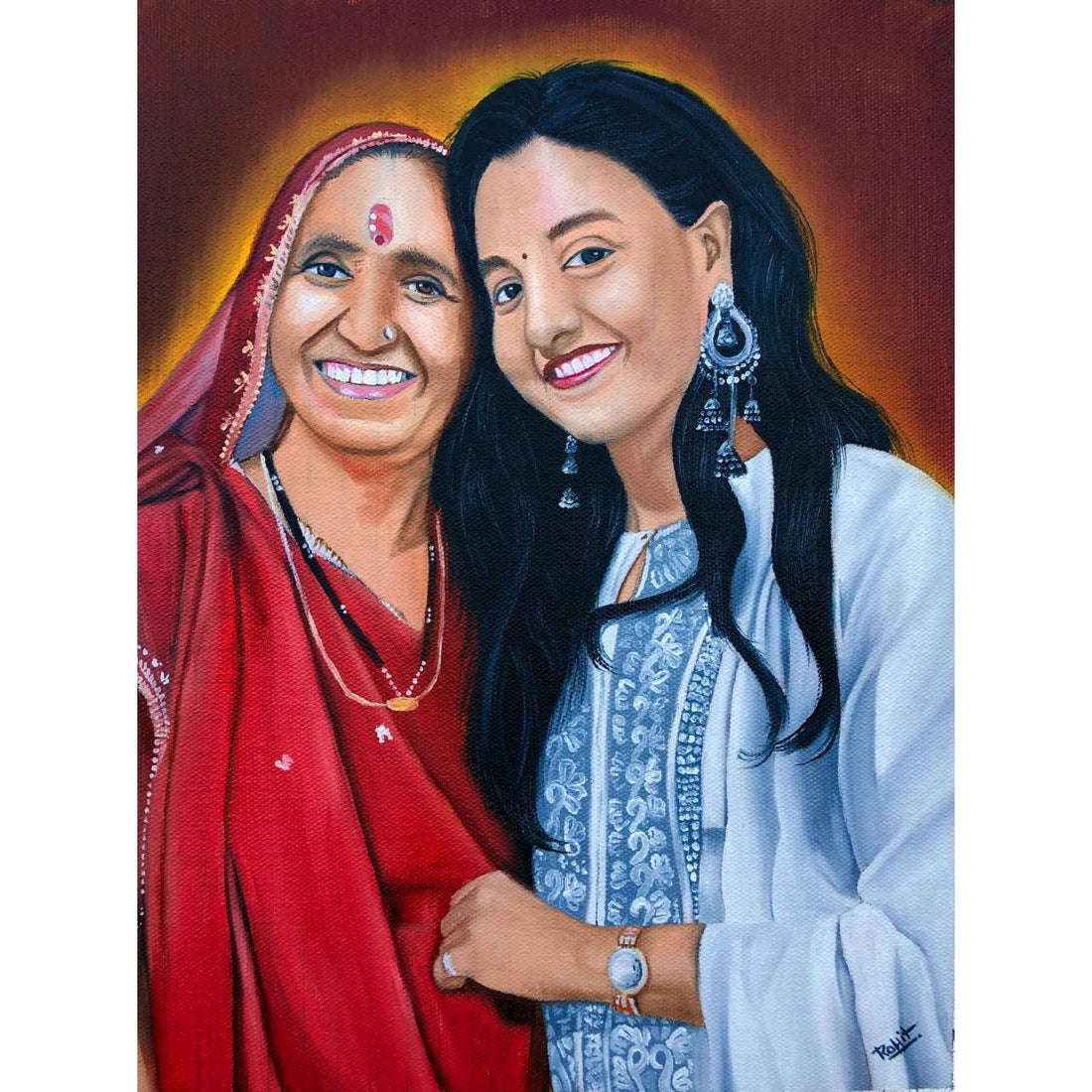 Portrait Design (Oil Painting)